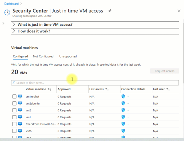 Secure your management ports with just-in-time access  WebMagic Informatica  AWS, Azure 